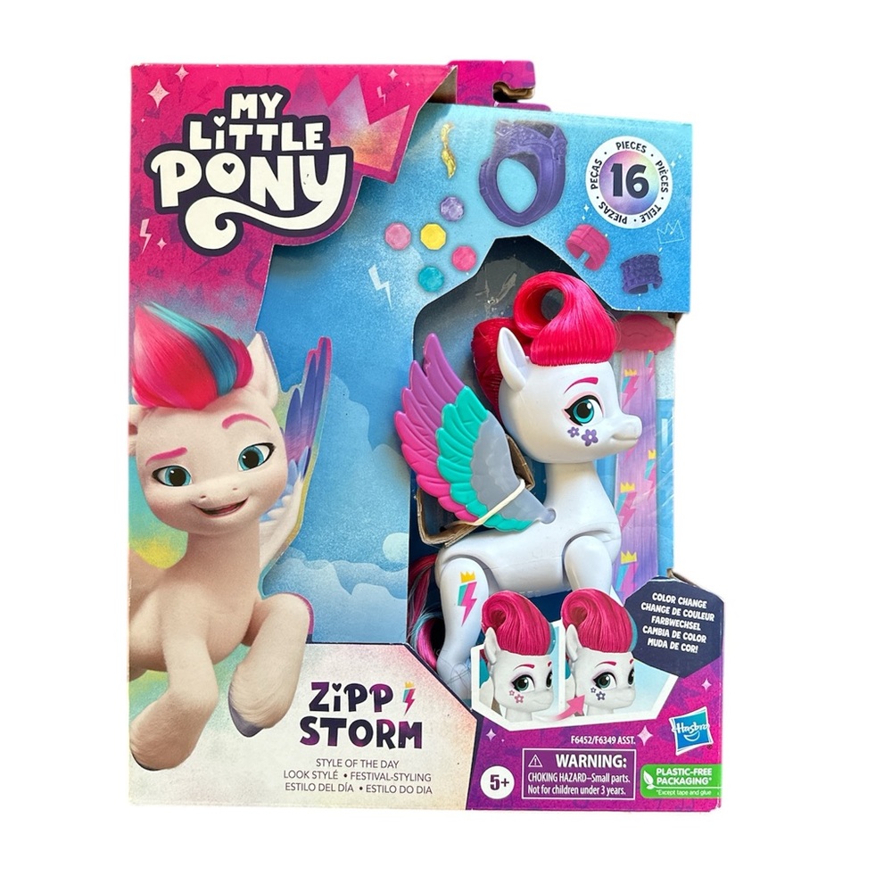 My Little Pony Zipp Storm - Pink, White, and Blue